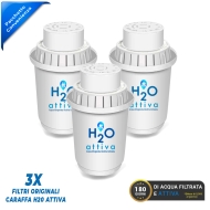 Filtro Originale a 7 Fasi per Caraffa H2O Attiva - 450 L di Acqua Filtrata